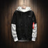 Cool Sweatshirt Men Hip Hop patchwork Long Sleeve Pullover contrast Hoodies Sweatshirt hoodies - menochic